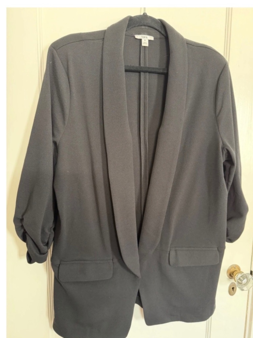 Bar III, black blazer, size XL